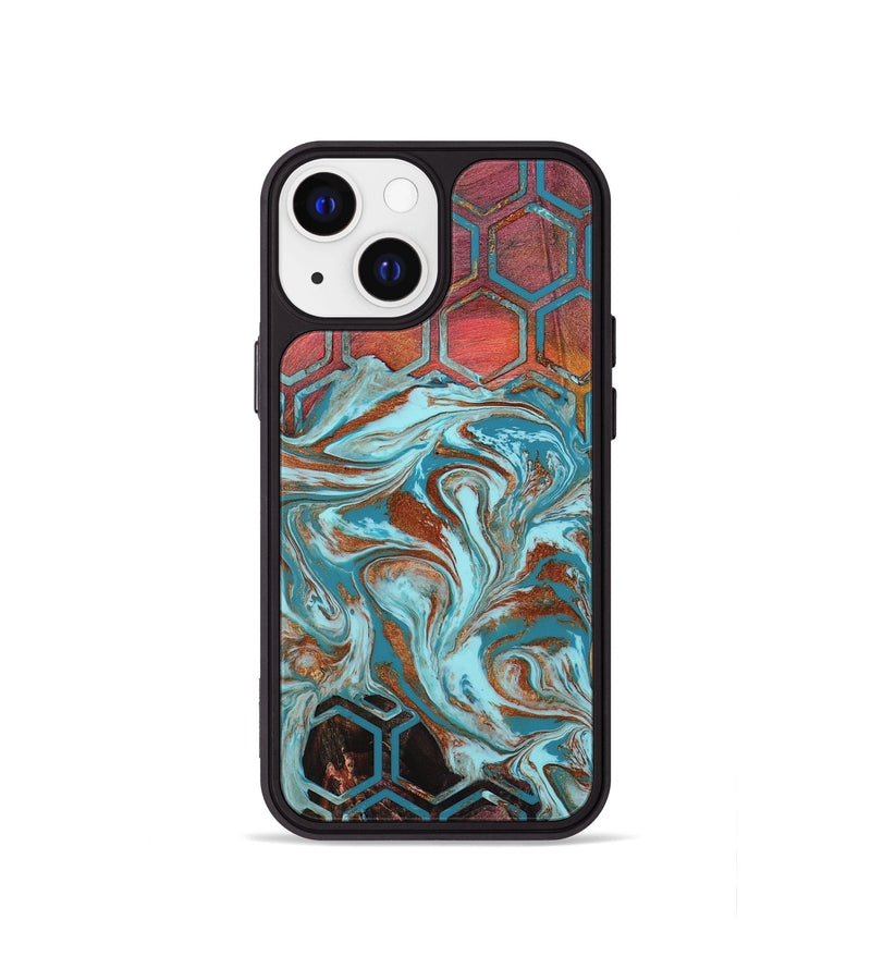 iPhone 13 mini Wood Phone Case - Rosanna (Pattern, 801911)