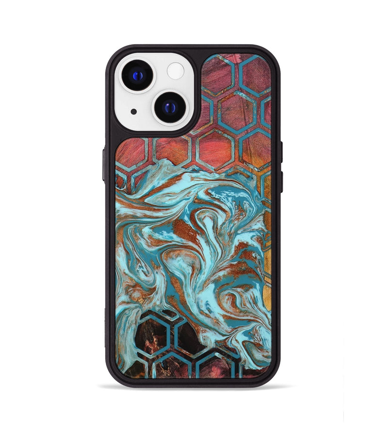 iPhone 13 Wood Phone Case - Rosanna (Pattern, 801911)
