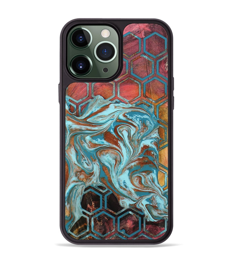 iPhone 13 Pro Max Wood Phone Case - Rosanna (Pattern, 801911)