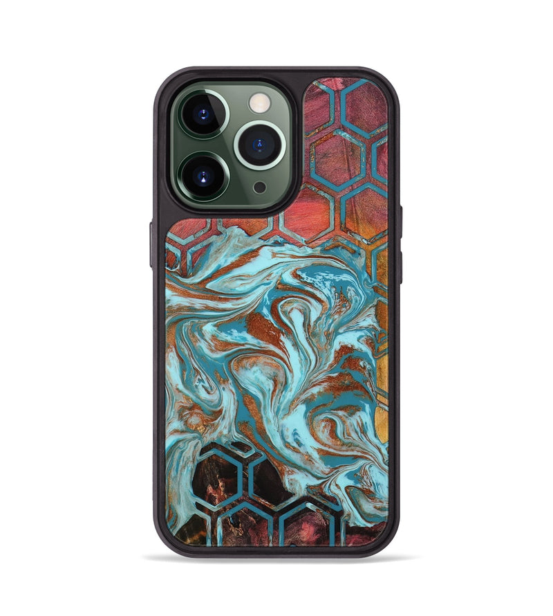 iPhone 13 Pro Wood Phone Case - Rosanna (Pattern, 801911)