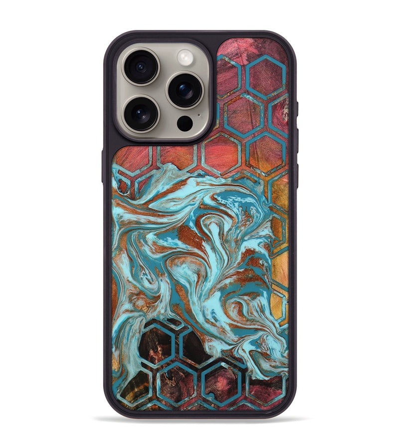iPhone 15 Pro Max Wood Phone Case - Rosanna (Pattern, 801911)