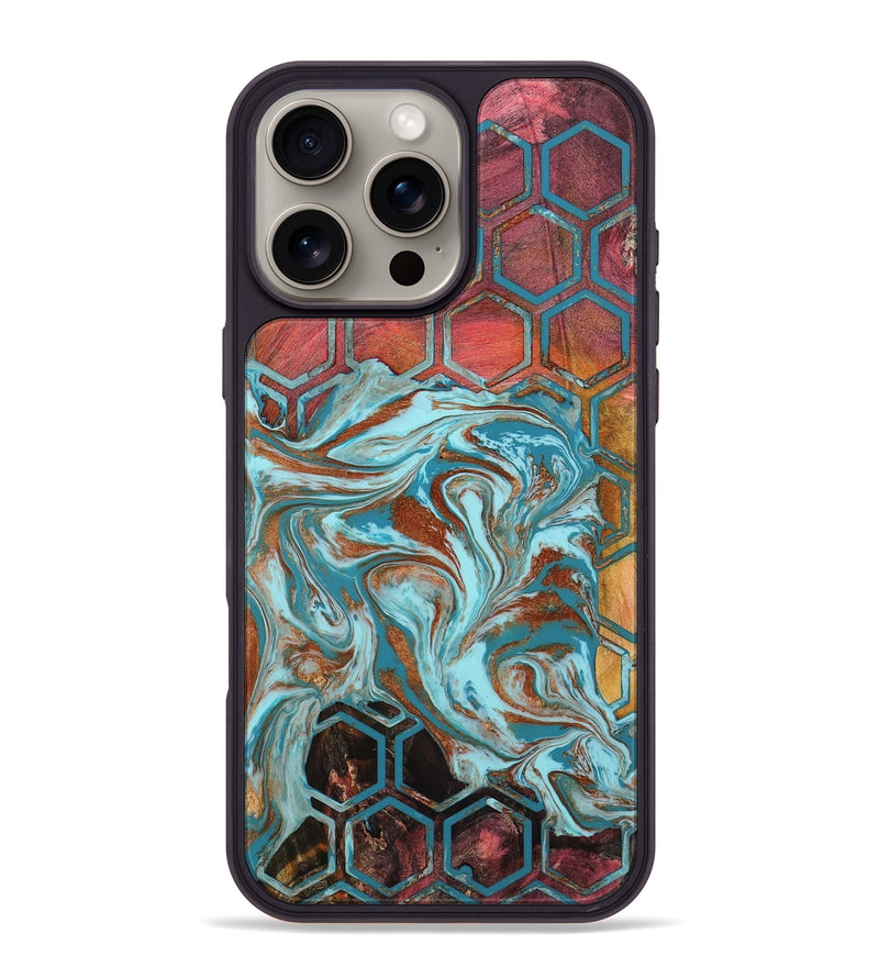 iPhone 16 Pro Max Wood Phone Case - Rosanna (Pattern, 801911)