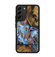 Galaxy S22 Plus Wood Phone Case - Gunnar (Teal & Gold, 801915)