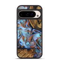 Pixel 10 Wood Phone Case - Gunnar (Teal & Gold, 801915)
