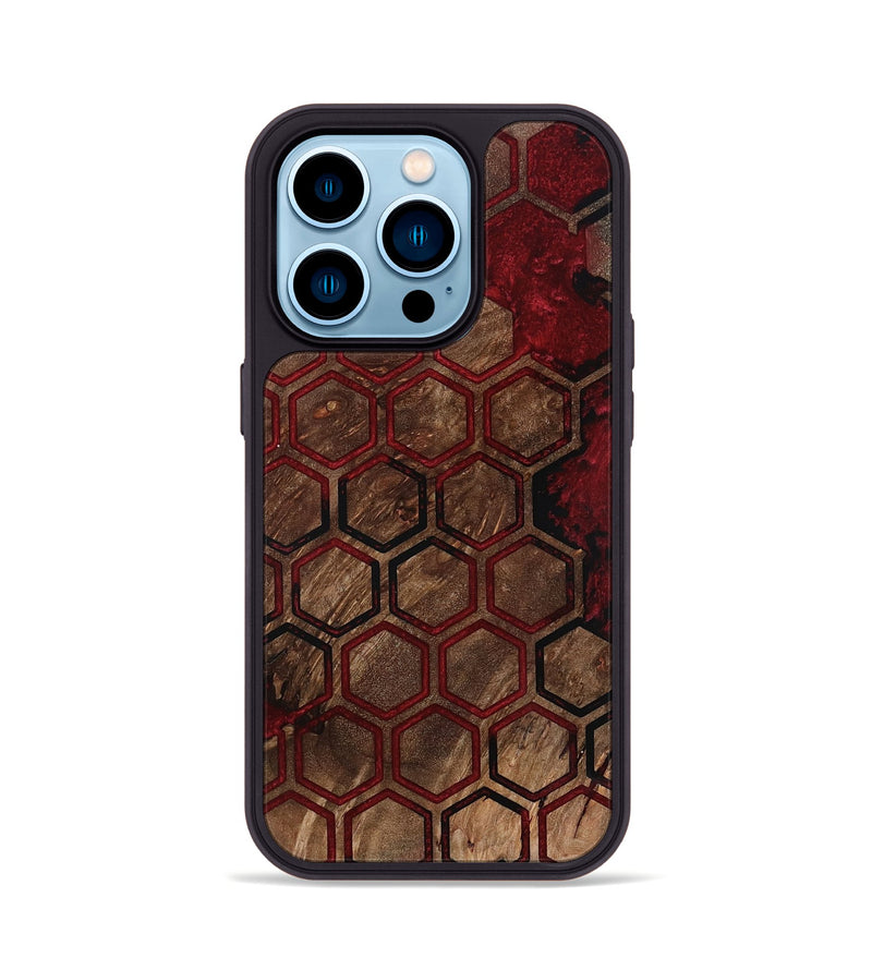iPhone 14 Pro Wood Phone Case - Luca (Pattern, 801918)