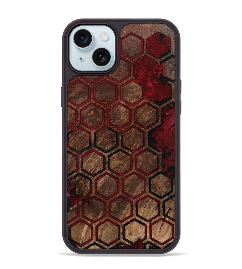iPhone 15 Plus Wood Phone Case - Luca (Pattern, 801918)