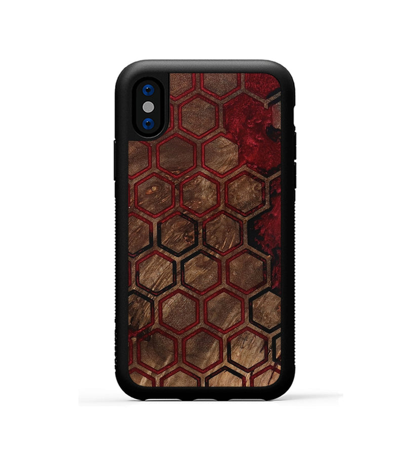iPhone Xs Wood Phone Case - Luca (Pattern, 801918)