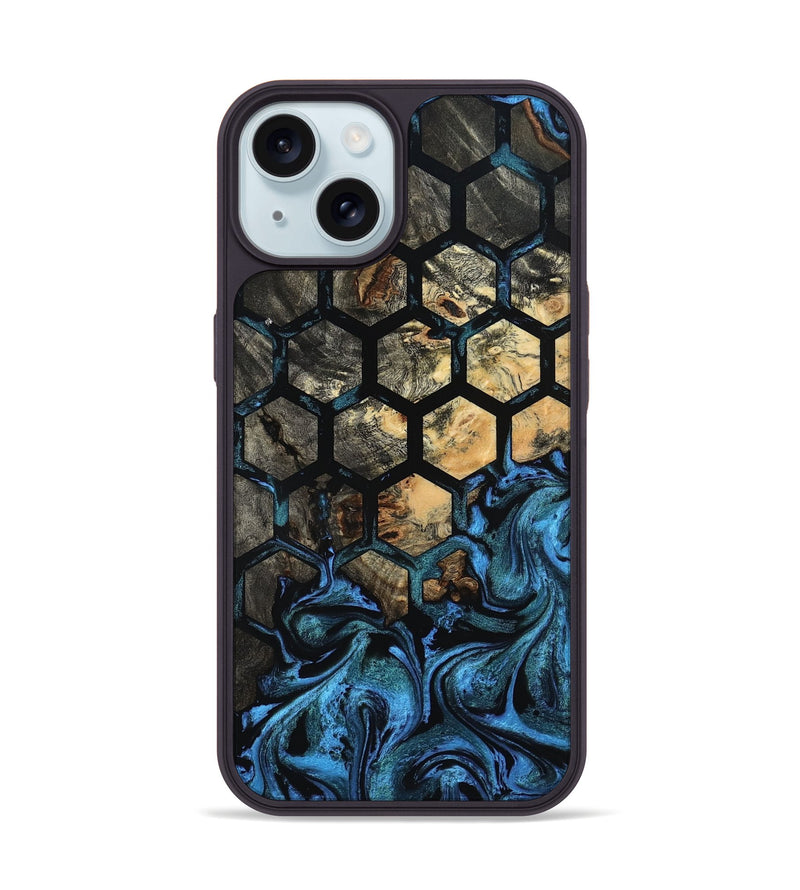 iPhone 15 Wood Phone Case - Lucian (Pattern, 801919)