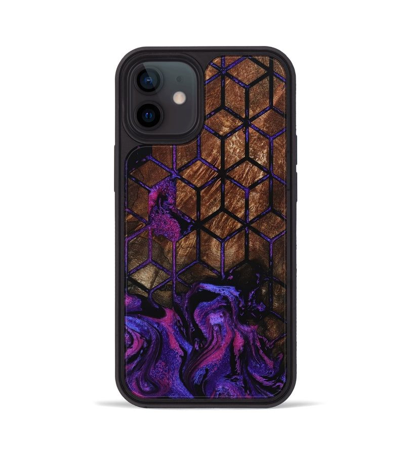 iPhone 12 Wood Phone Case - Meir (Pattern, 801920)
