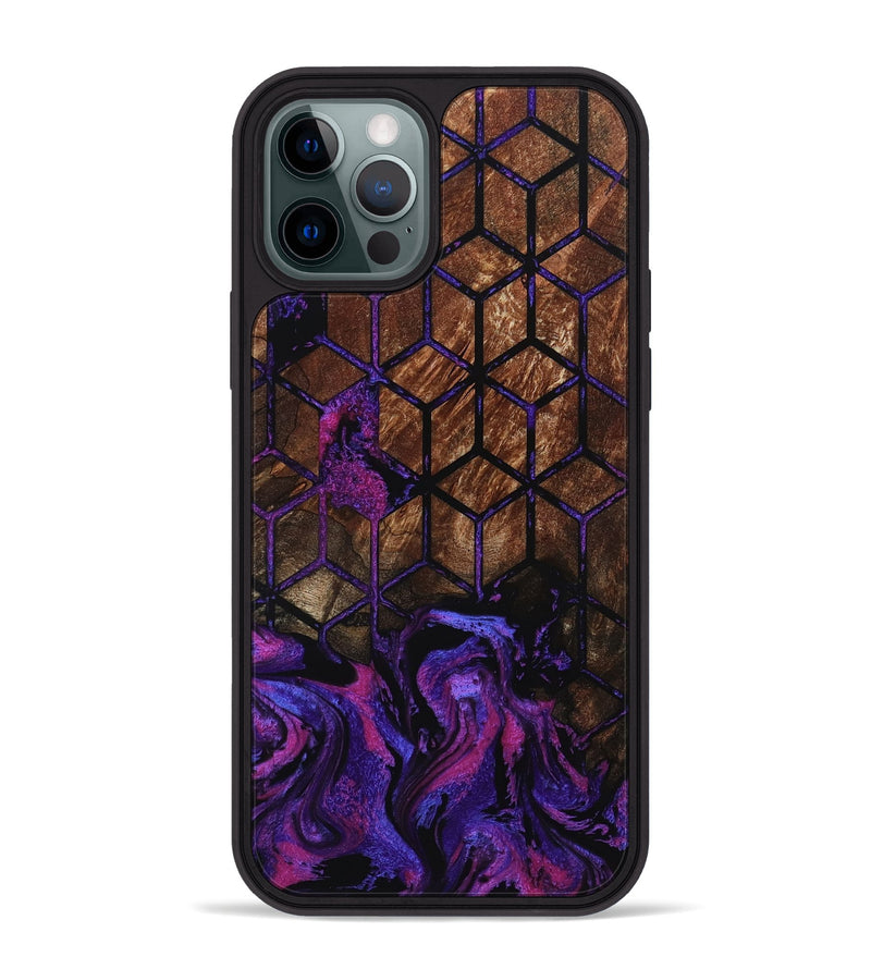 iPhone 12 Pro Max Wood Phone Case - Meir (Pattern, 801920)