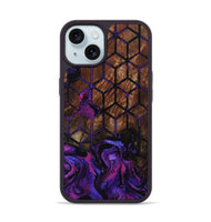 iPhone 15 Wood Phone Case - Meir (Pattern, 801920)