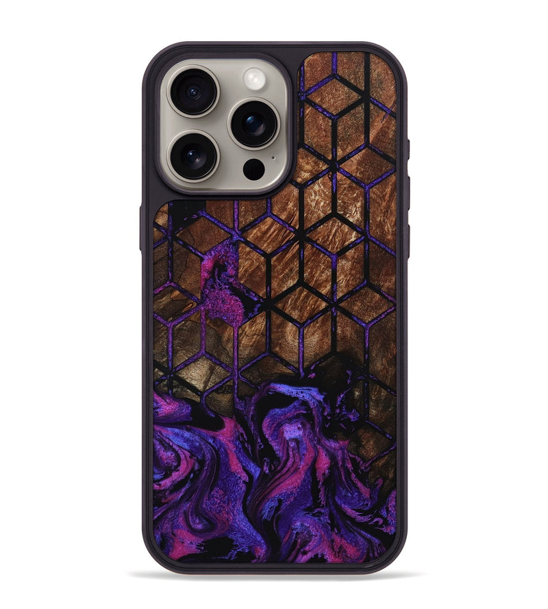 iPhone 15 Pro Max Wood Phone Case - Meir (Pattern, 801920)