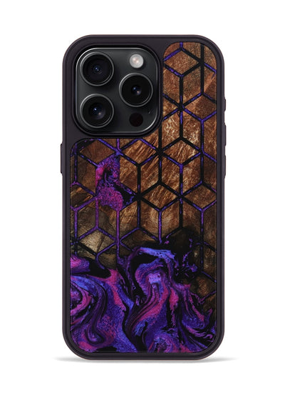 iPhone 15 Pro Wood Phone Case - Meir (Pattern, 801920)