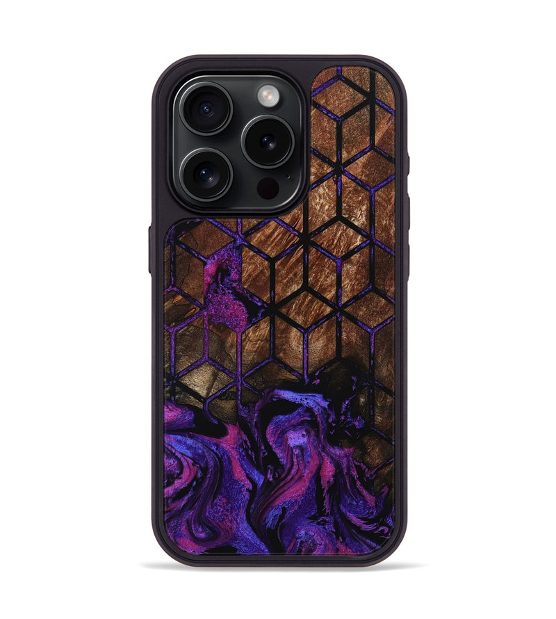 iPhone 15 Pro Wood Phone Case - Meir (Pattern, 801920)