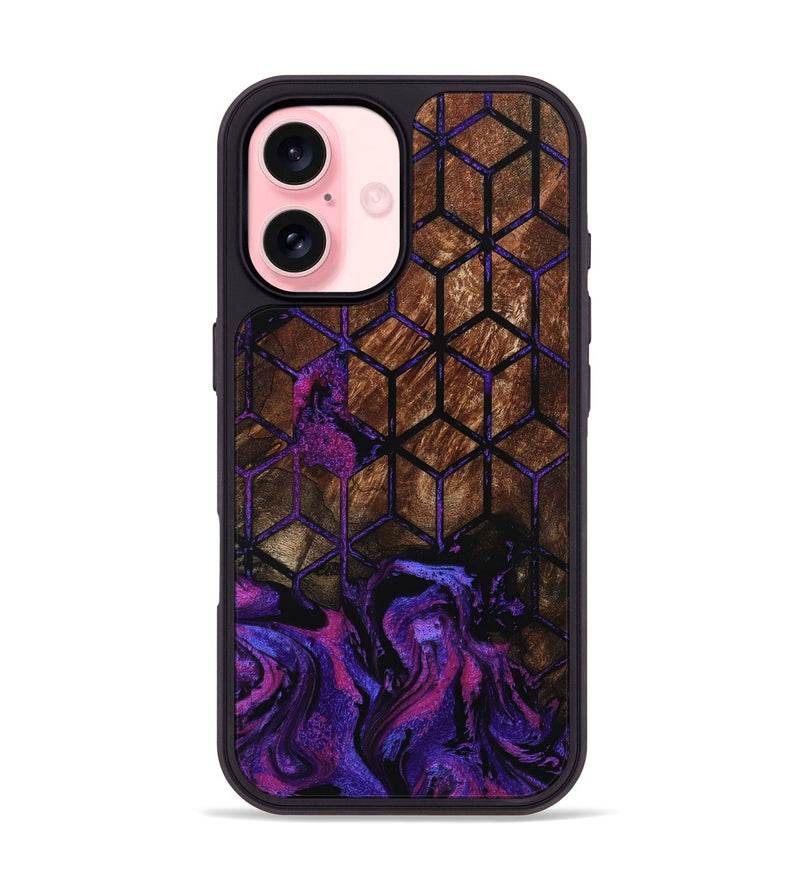 iPhone 16 Wood Phone Case - Meir (Pattern, 801920)