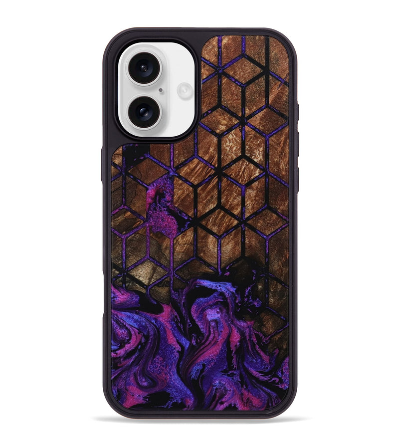 iPhone 16 Plus Wood Phone Case - Meir (Pattern, 801920)