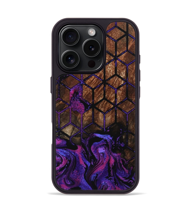iPhone 16 Pro Wood Phone Case - Meir (Pattern, 801920)