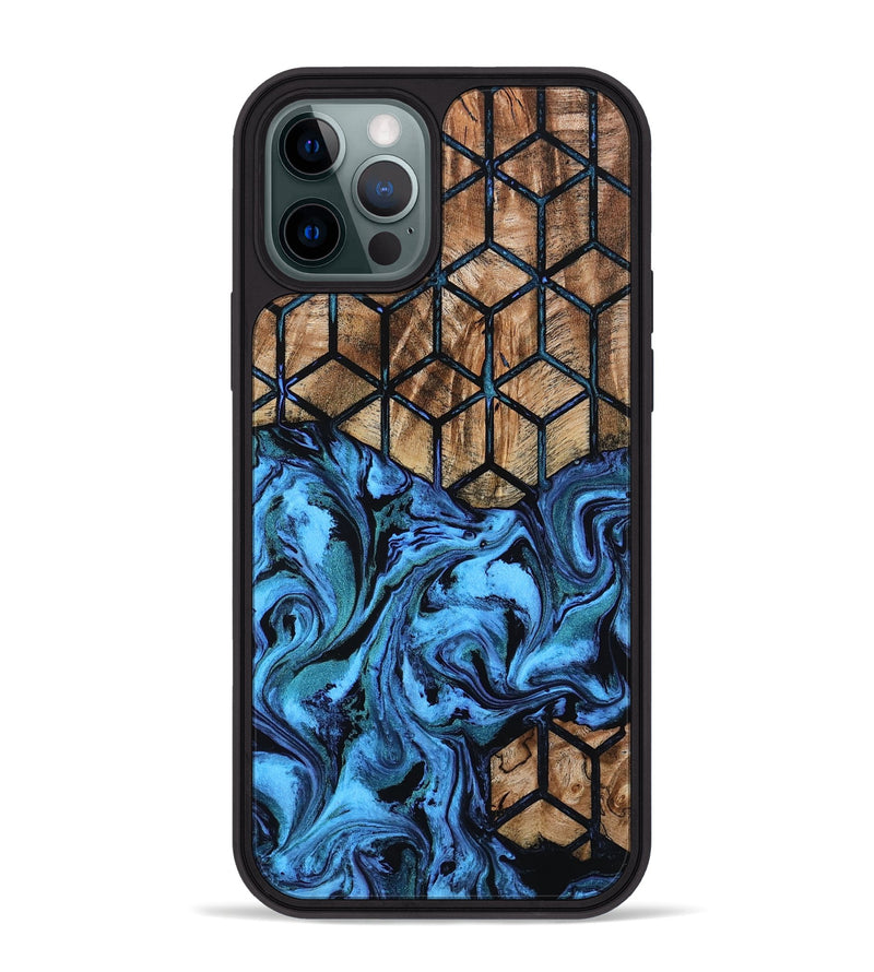 iPhone 12 Pro Max Wood Phone Case - Caden (Pattern, 801921)