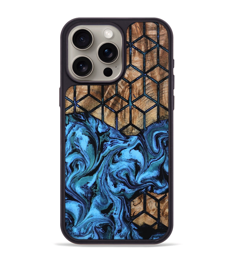 iPhone 15 Pro Max Wood Phone Case - Caden (Pattern, 801921)