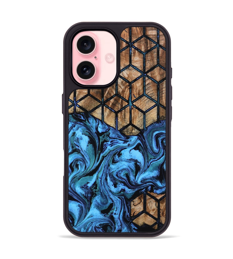 iPhone 16 Wood Phone Case - Caden (Pattern, 801921)