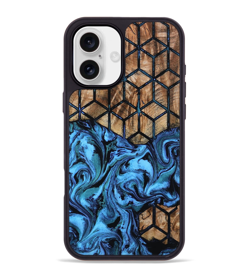 iPhone 16 Plus Wood Phone Case - Caden (Pattern, 801921)