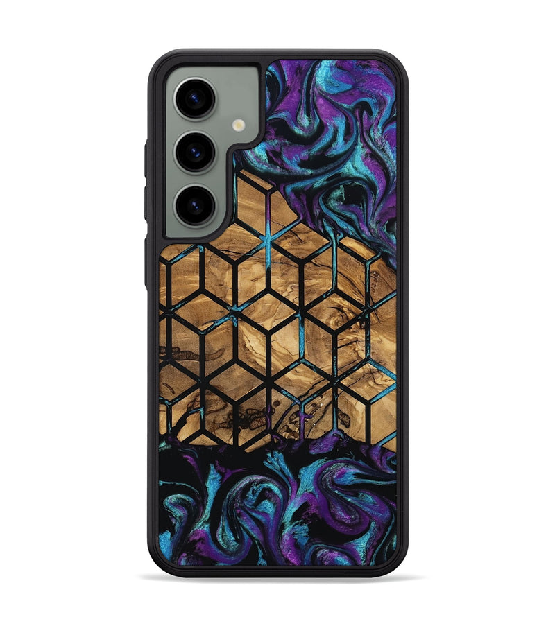 Galaxy S24 Plus Wood Phone Case - Diamond (Pattern, 801922)