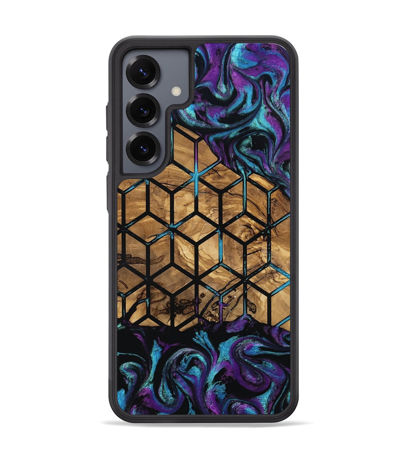 Galaxy S25 Plus Wood Phone Case - Diamond (Pattern, 801922)