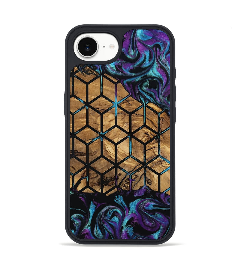iPhone 16e Wood Phone Case - Diamond (Pattern, 801922)