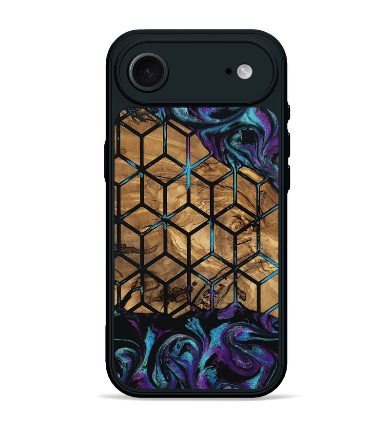 iPhone 17 Air Wood Phone Case - Diamond (Pattern, 801922)