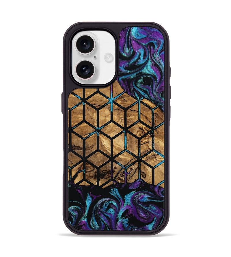 iPhone 17 Wood Phone Case - Diamond (Pattern, 801922)