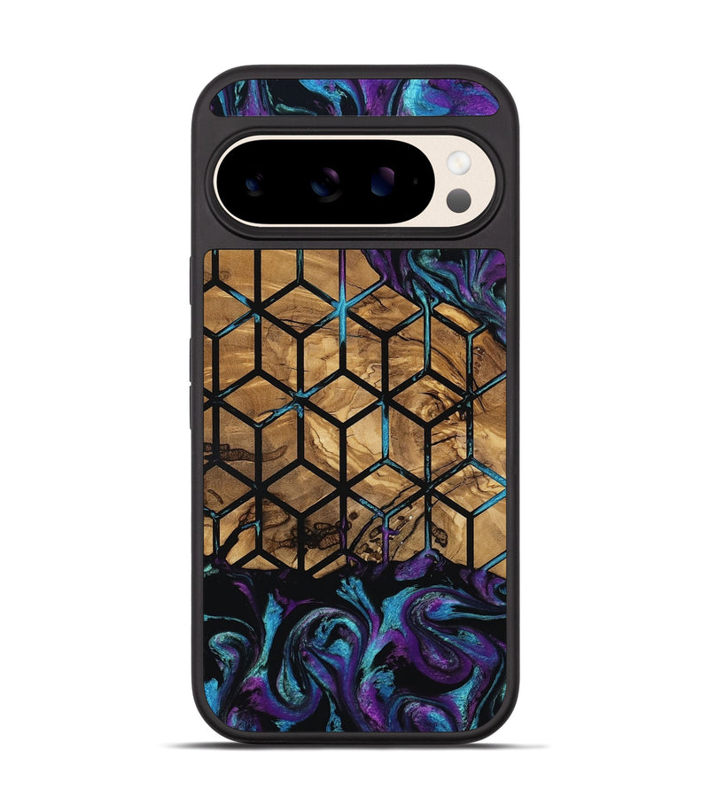 Pixel 10 Wood Phone Case - Diamond (Pattern, 801922)