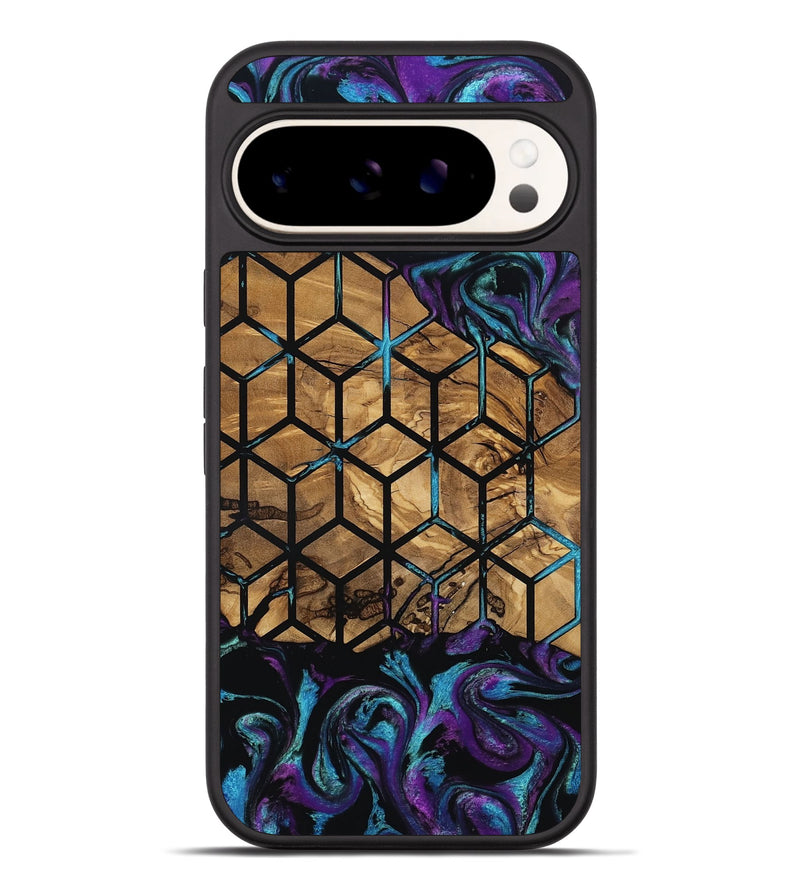 Pixel 9 Pro XL Wood Phone Case - Diamond (Pattern, 801922)