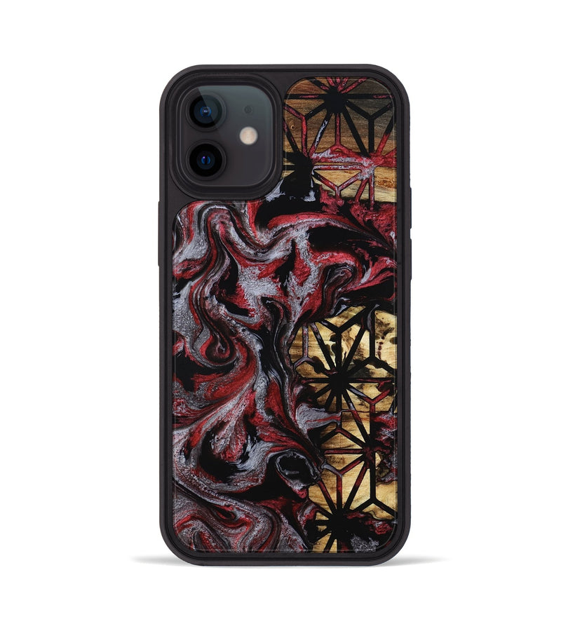 iPhone 12 Wood Phone Case - Coby (Pattern, 801923)