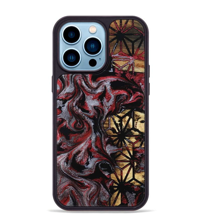 iPhone 14 Pro Max Wood Phone Case - Coby (Pattern, 801923)