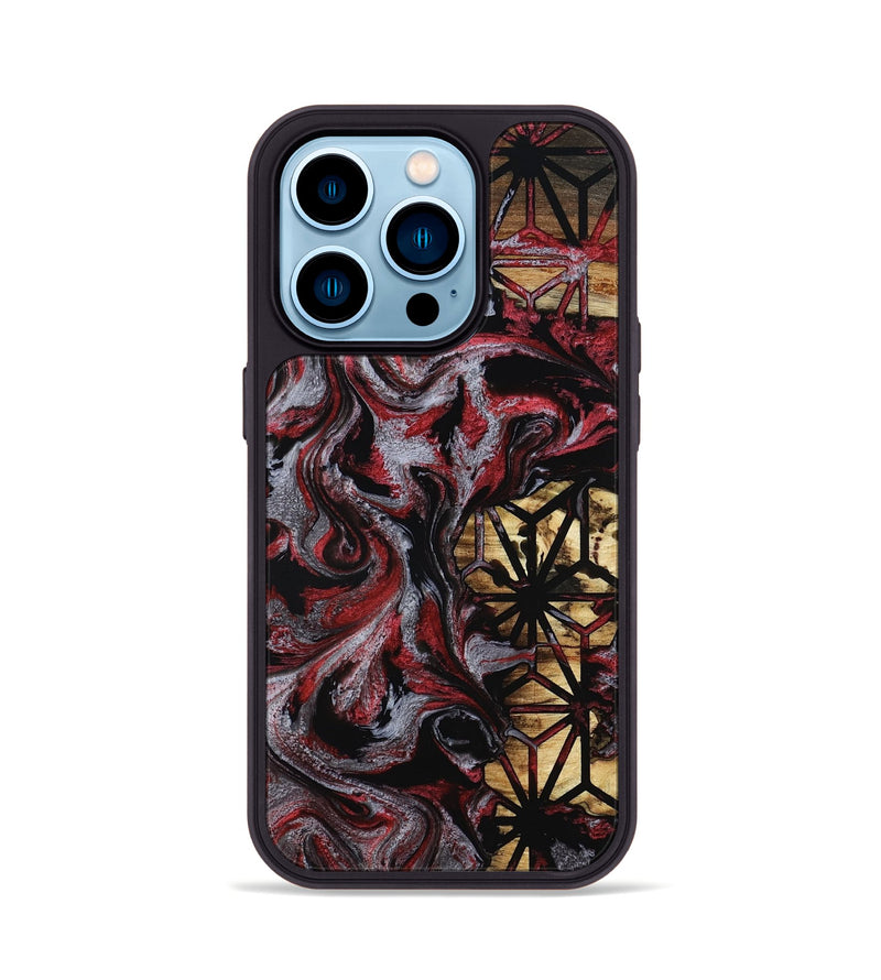 iPhone 14 Pro Wood Phone Case - Coby (Pattern, 801923)