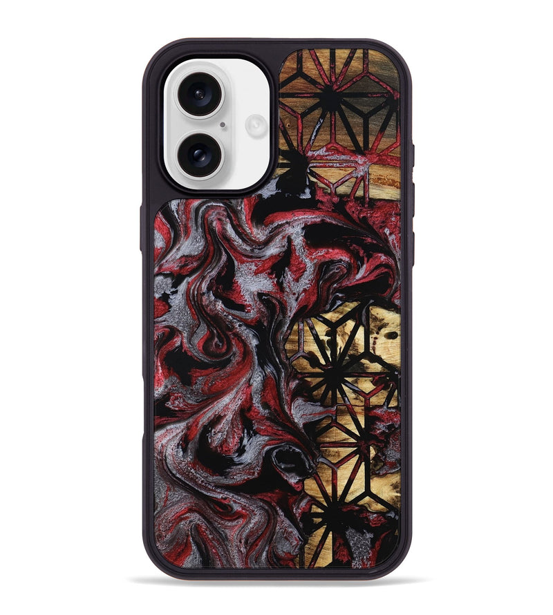 iPhone 16 Plus Wood Phone Case - Coby (Pattern, 801923)