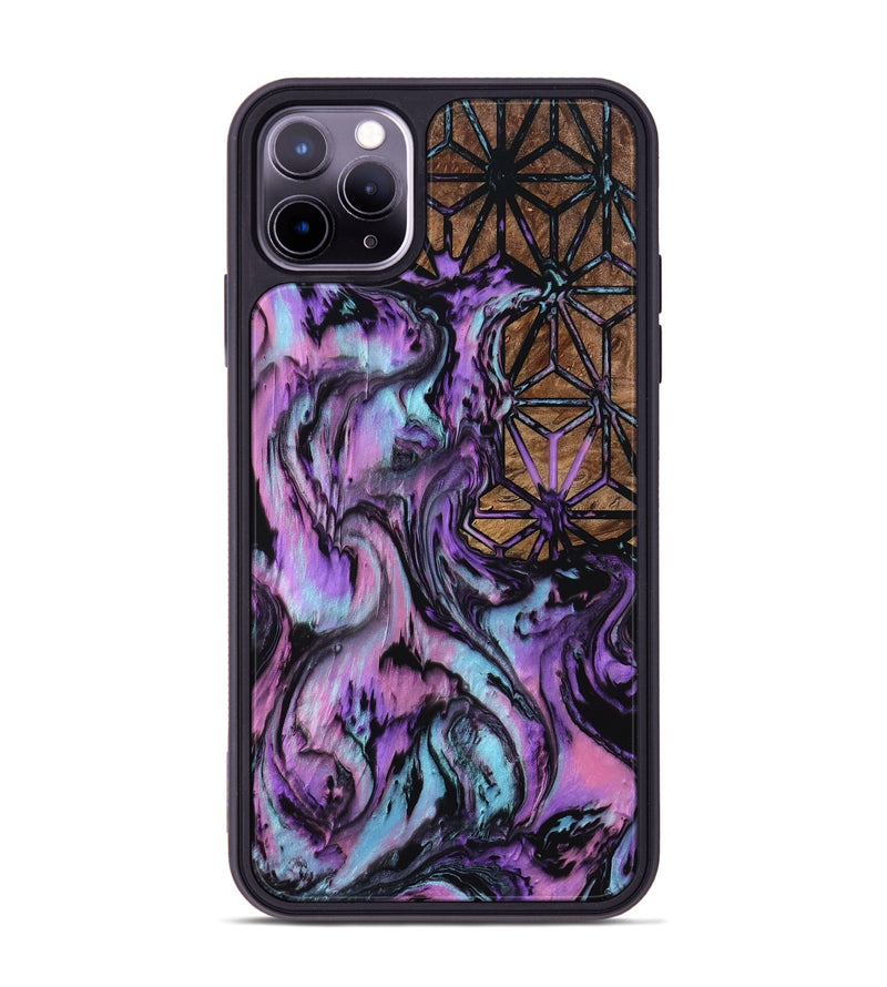 iPhone 11 Pro Max Wood Phone Case - Stacy (Pattern, 801924)