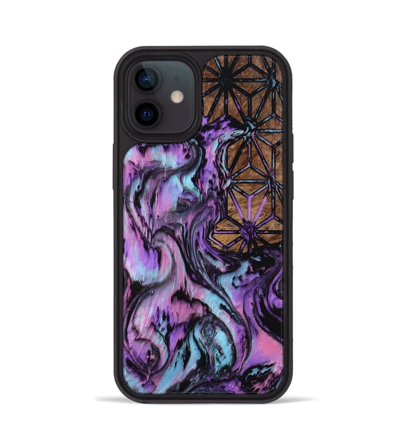 iPhone 12 Wood Phone Case - Stacy (Pattern, 801924)