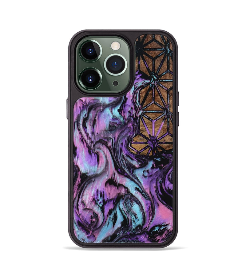 iPhone 13 Pro Wood Phone Case - Stacy (Pattern, 801924)