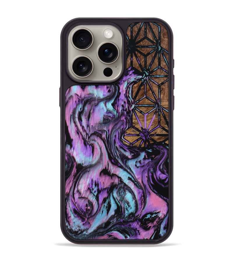 iPhone 15 Pro Max Wood Phone Case - Stacy (Pattern, 801924)