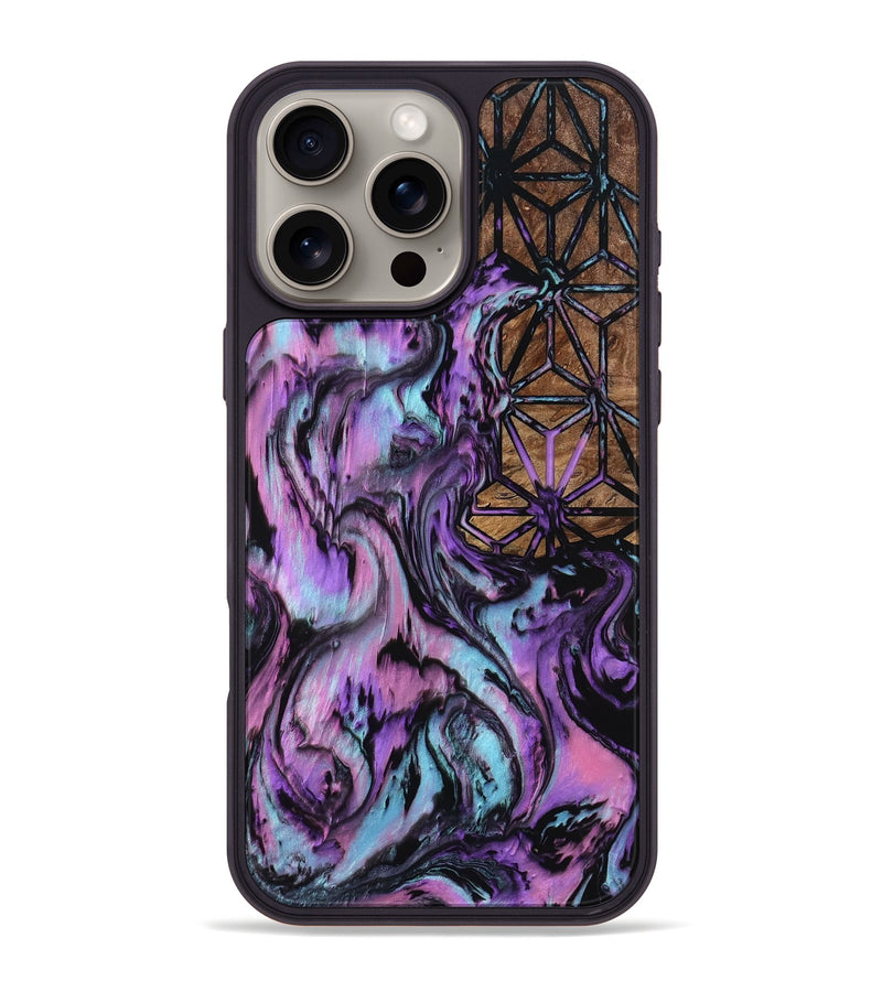 iPhone 16 Pro Max Wood Phone Case - Stacy (Pattern, 801924)