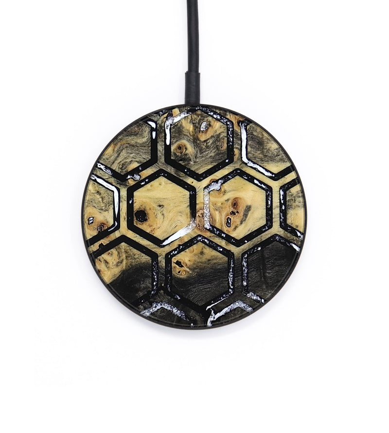 Circle Wood Wireless Charger - Cooper (Pattern, 801925)