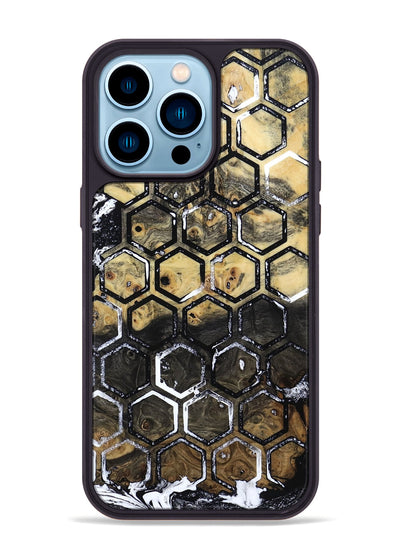 iPhone 14 Pro Max Wood Phone Case - Cooper (Pattern, 801925)