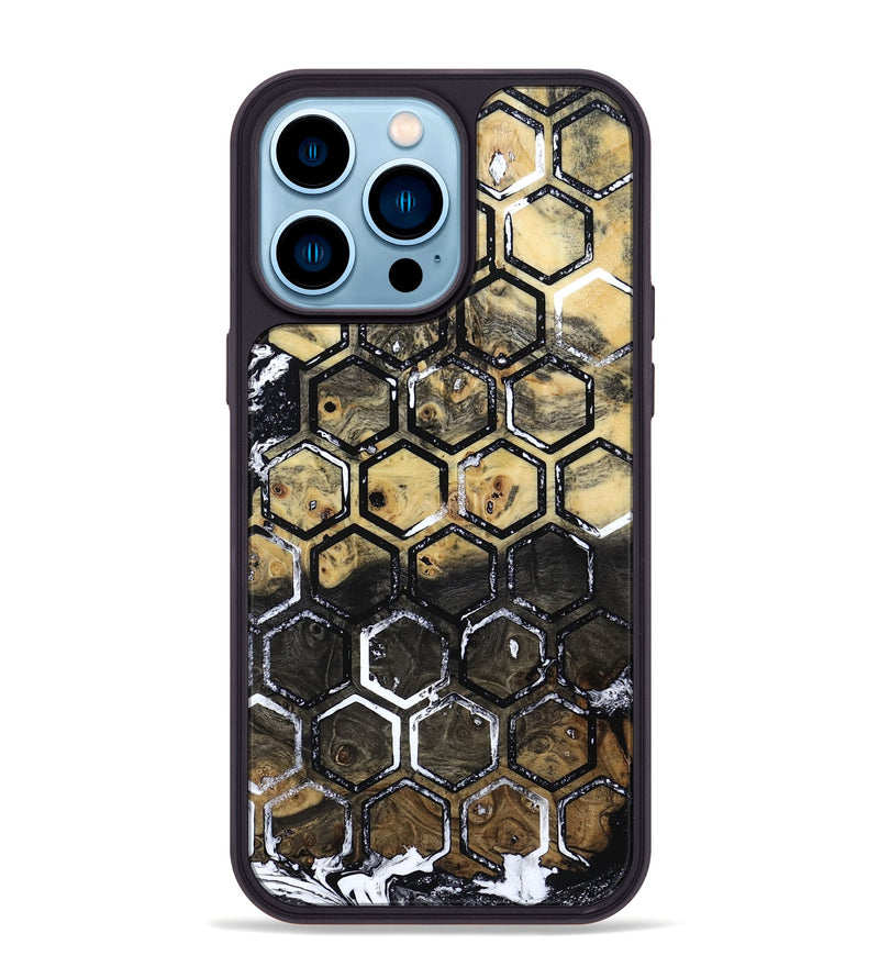 iPhone 14 Pro Max Wood Phone Case - Cooper (Pattern, 801925)