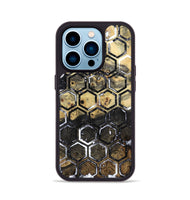iPhone 14 Pro Wood Phone Case - Cooper (Pattern, 801925)
