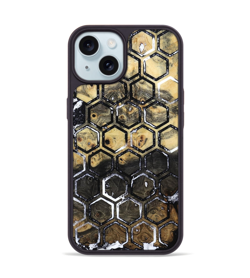 iPhone 15 Wood Phone Case - Cooper (Pattern, 801925)