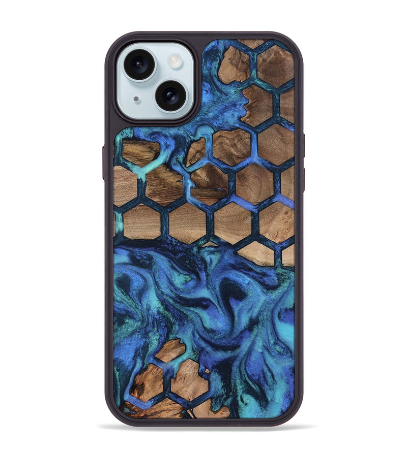 iPhone 15 Plus Wood Phone Case - Jolie (Pattern, 801926)