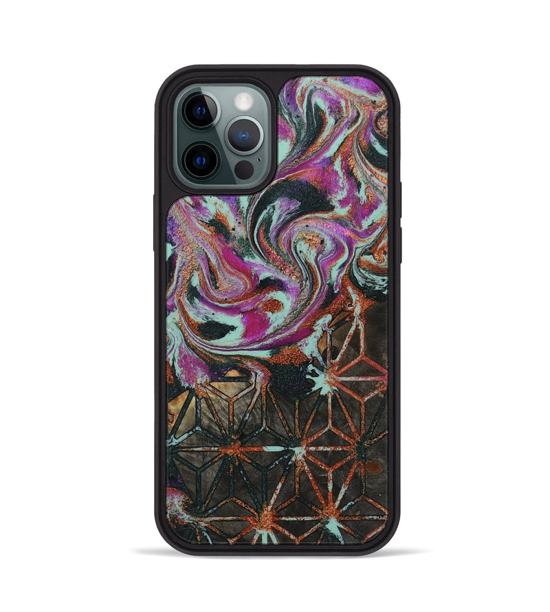 iPhone 12 Pro Wood Phone Case - Joan (Pattern, 801927)