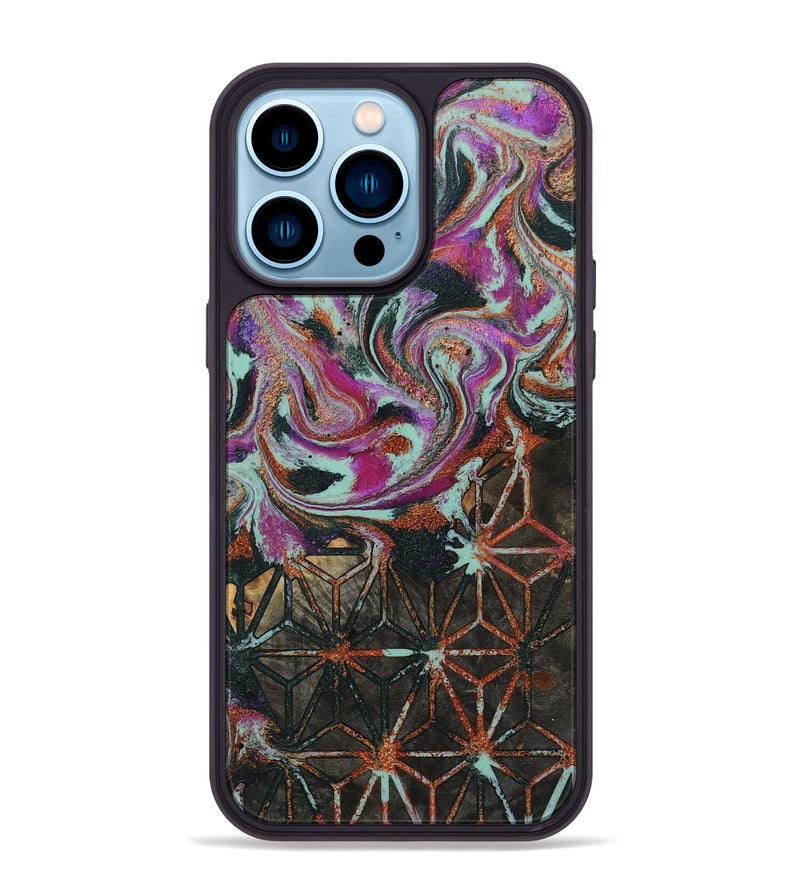 iPhone 14 Pro Max Wood Phone Case - Joan (Pattern, 801927)