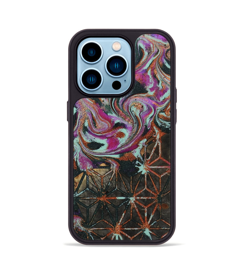 iPhone 14 Pro Wood Phone Case - Joan (Pattern, 801927)